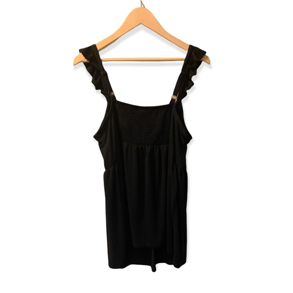TORRID Black Super SOFT Knits Adjustable Stretchy and Soft Flowy Tank Top-Size 1 - Picture 7 of 9